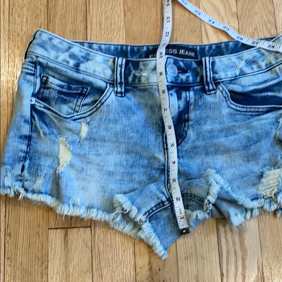 Express Acid Wash Jean Shorts - Picture 7 of 7